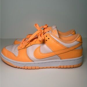 Nike Orange and White Dunks